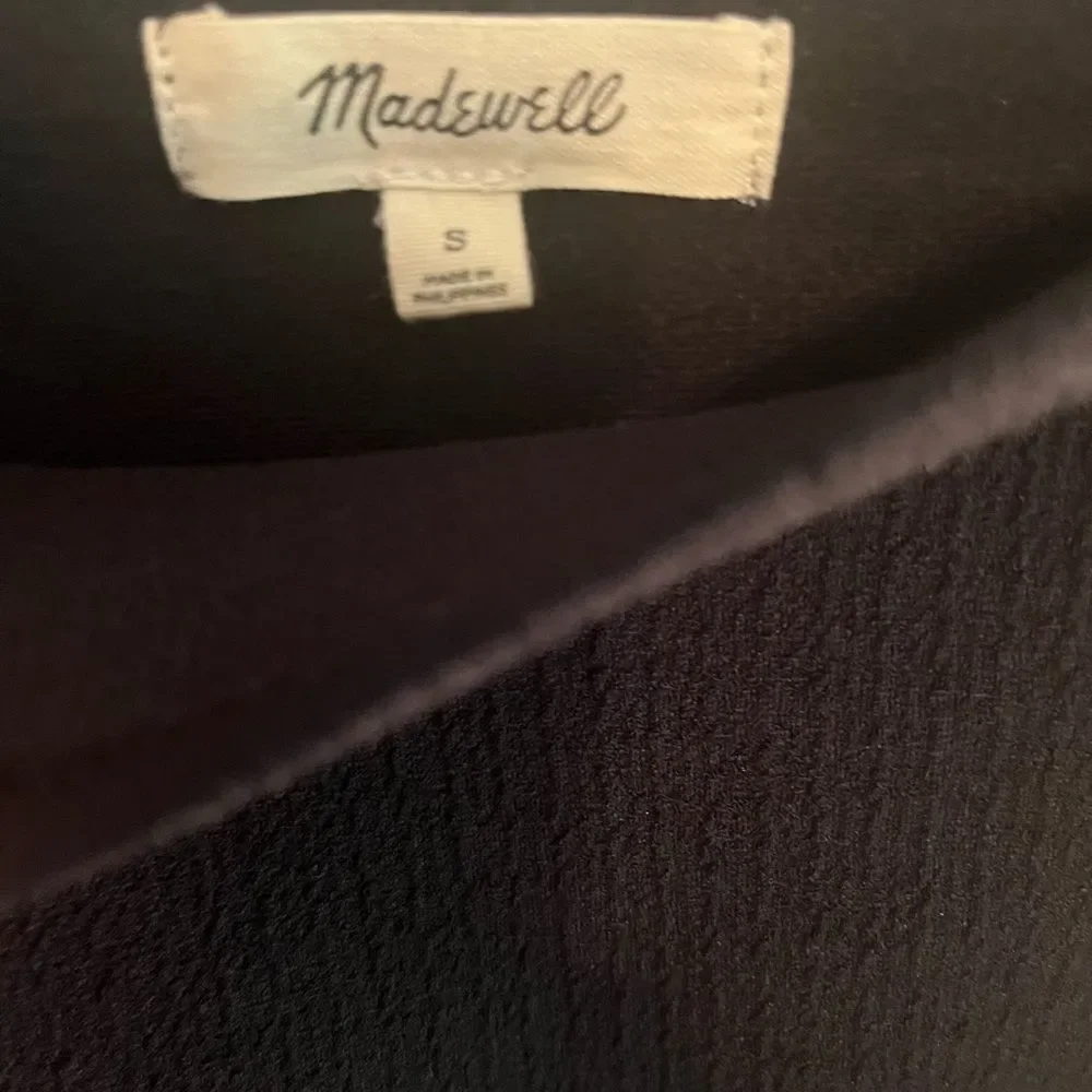 Madewell Crepe Puff Sleeve Blouse